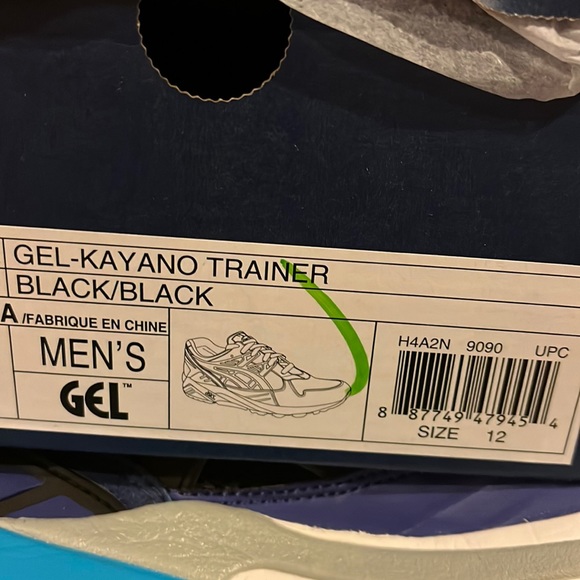 ASICS Gel Kayano Trainer X Sneaker Freaker shoes sneakers new black H4A2N 9090 - Picture 14 of 14